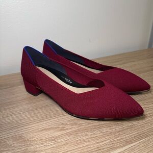 ROTHY'S The High Point Heels in Autumn Red Size Women’s US 9 NWOB $169 MSRP